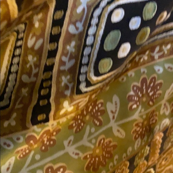 Fall colors dress with tie - Picture 3 of 7